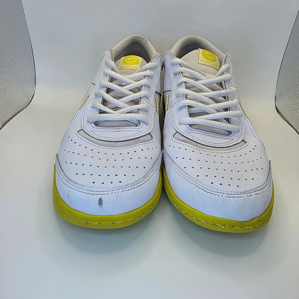 Nike NikeCourt Zoom Lite 3 White High Voltage Tennis Shoes | Men Size 12